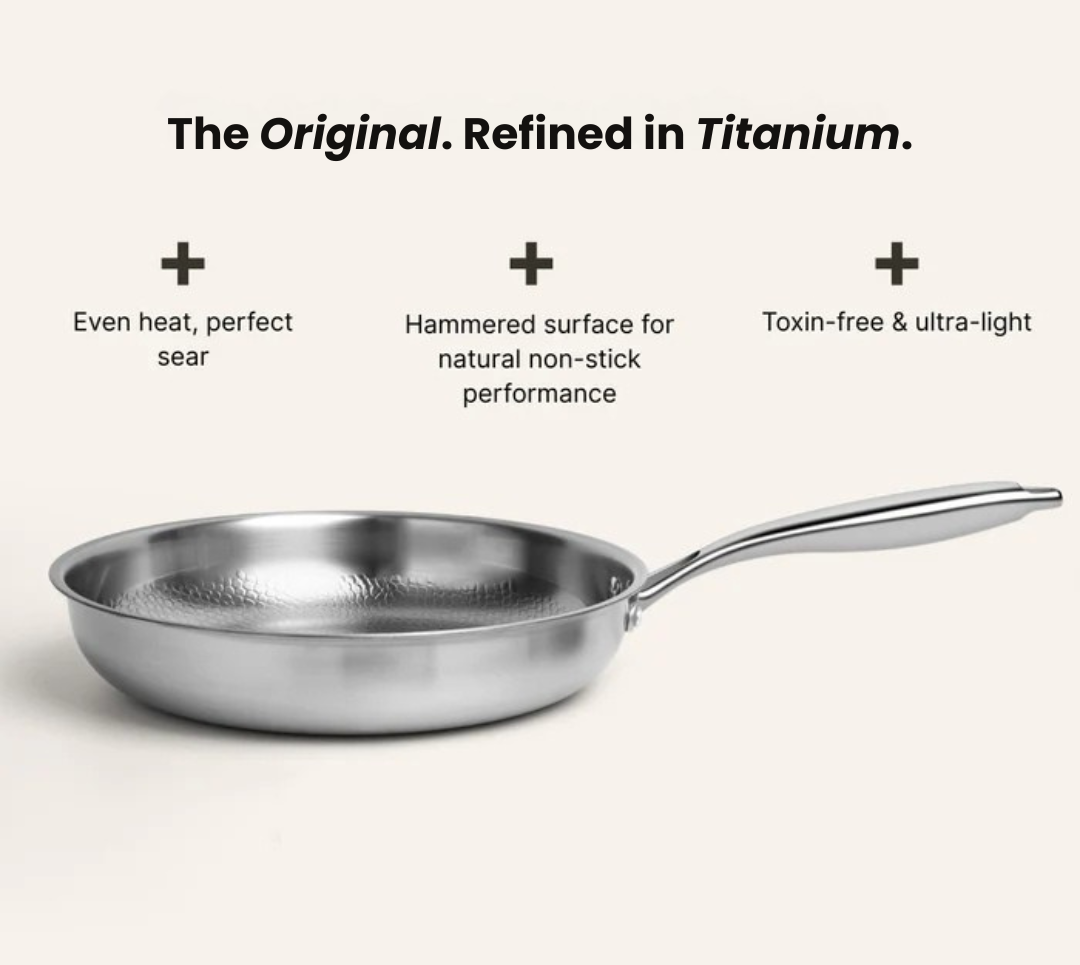Titanium Hammered Pan